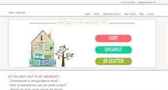 Desktop Screenshot of naokoorganizeme.com